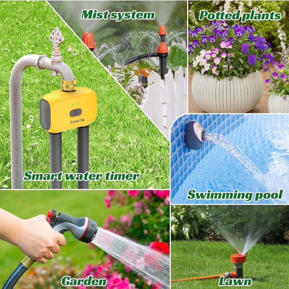 AnseTo Yellow Smart Water Timer - Picture 9 of 9